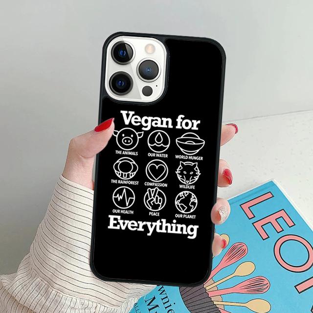 Vegan Friends Not Food Phone Case Cover For iPhone 17 Air 16 15 14 Plus Apple 16 11 12 13 Pro Max Coque