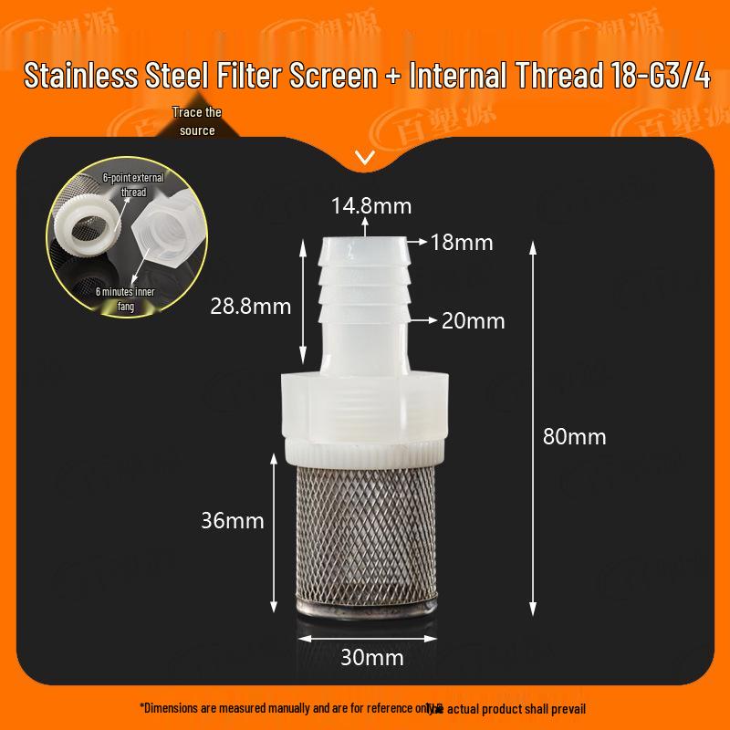 

Кришка фільтра для акваріума з пластику PP та нержавіючої сталі з 4-точковим штуцером для шланга помпи