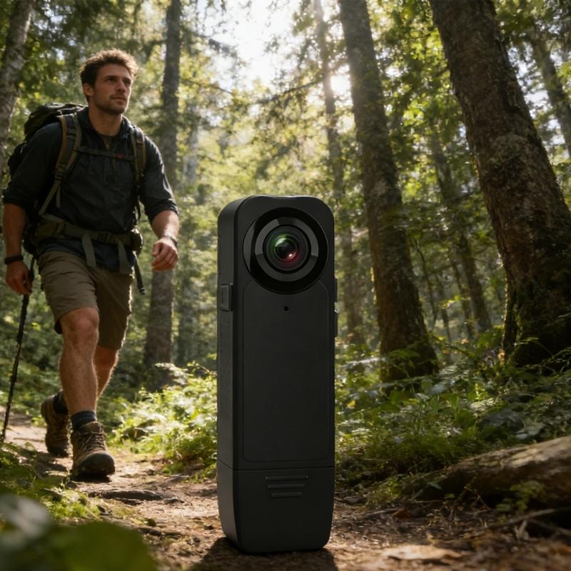 Clear 1080P Action Camera Created From Shockproof ABS Material For Active Sports