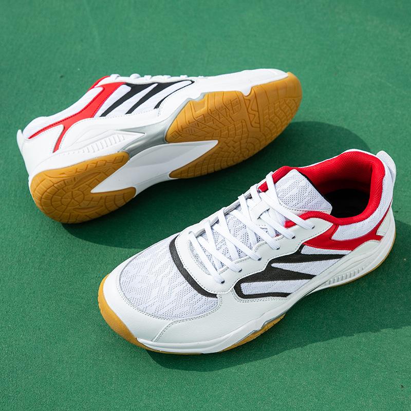 Mesh-Einsatz Sneaker Rutschfest Atmungsaktiv Badminton Schuhe Freizeit Mode Tennis Schuhe