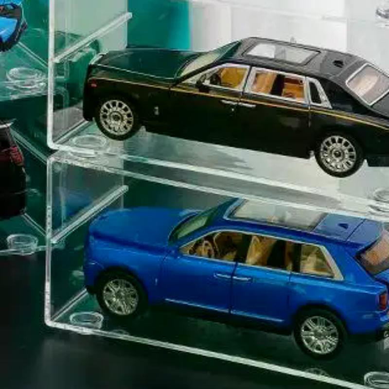New 1:24 Scale Car Model Display Box Transparent Acrylic Dustproof Case Hard Cover Stackable Toy Car Storage Case Display Boxes