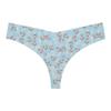 Sexy Leopard Seamless Underwear Women's Ice Silk Breathable Sports Pure Cotton Crotch Antibacterial Women's Thong Panties