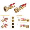 High Pressure Washer Gun Ball Calve Water Switch Copper Pipe Joint Nozzle Valve Plug Fittings 3/4 Male And Female Thread