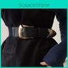 Modern Black Wide Pu Belt For Women Perfect For Dresses And Stylish Coats