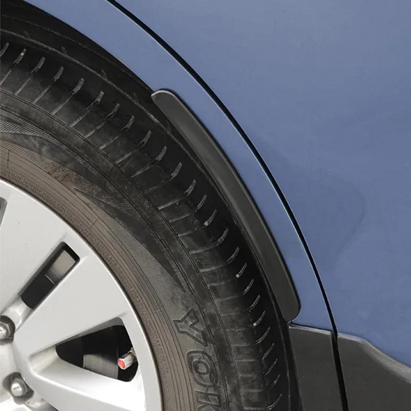 Rubber Wheel Arch Anti-collision Strip Bumper Protective Strips Auto Exterior Decorative Strips 2PCS Car Universal Accessories
