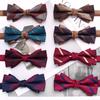Rael Striped Bow Tie Plaid Polyester Bow Tie Men'S Casual Shirt Accessories Bow Tie