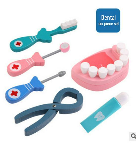 

Children s Wooden Doctor & Nurse Play Set with Accessories