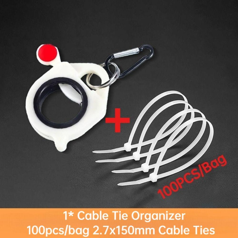 Glow In The Dark Cable Tie Organizer Fluorescent Wire Tie Tightener Indoor Use