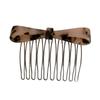 Teeth Acetic Acid Bow Hair Comb Fixed Combs Side Clip Cute Anti Slip Bangs Clip  Student