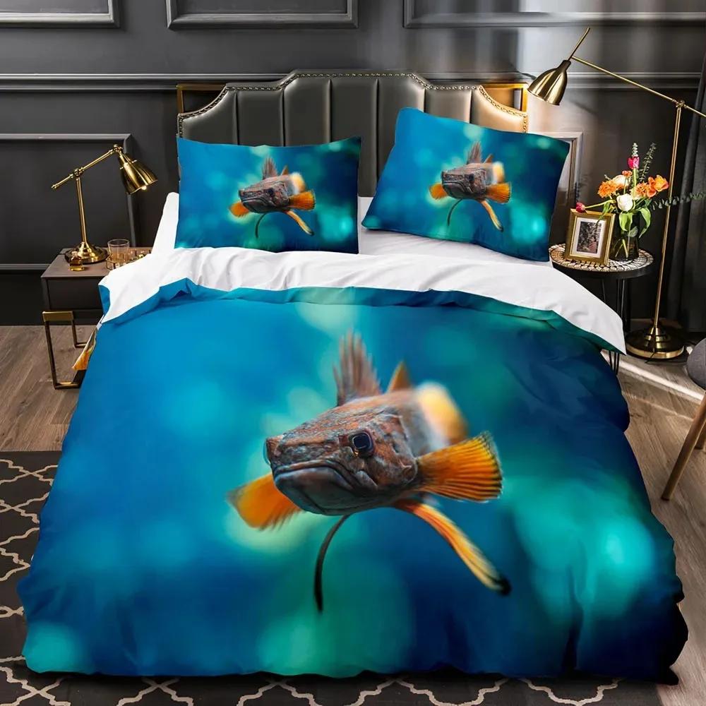 Lion King Queen Duvet Cover Watercolor Animal Bedding Set for Boys Teens Adults Colorful Wildlife 2/3pcs Polyester Quilt Cover