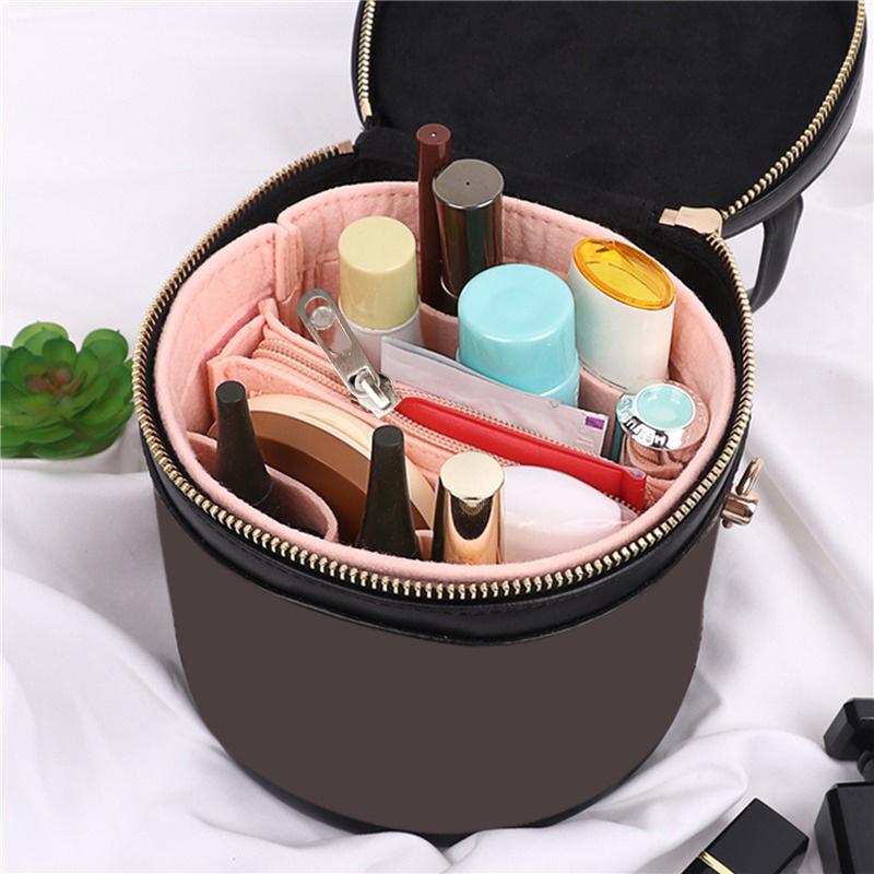 1Pc Soft Felt Cloth Insert Bag Women's Organizer Handbag Felt Travel Bag Insert Liner Purse Organiser Pouch NEW