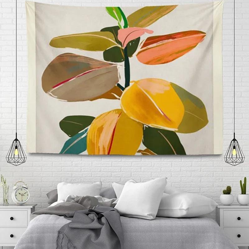 Простой Растение в Горшке Декоративный Гобелен Домашняя Стена Гостиная Офис Декоративный — фото 12