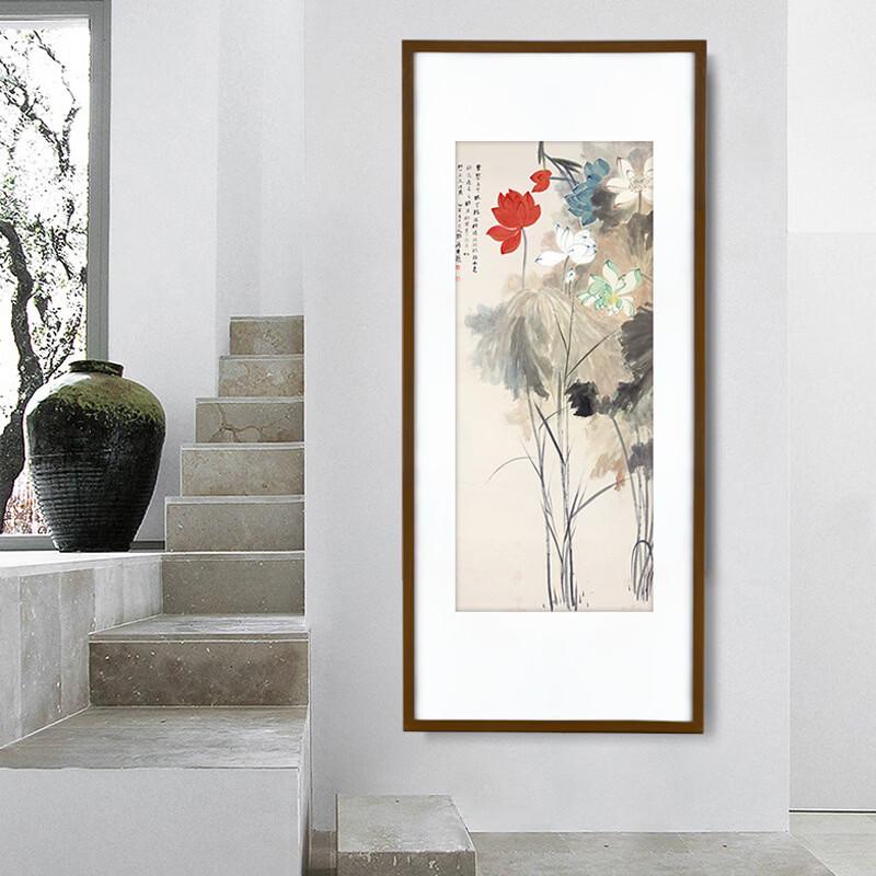 Neuer chinesischer Stil Massivholz Bilderrahmen für 30x50cm Kunst