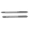 2Pcs Set Metric Machine Tap High Speed Steel 3 Straight Flutes Screw Thread Tapping ToolM4x0.7