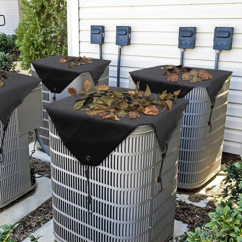 Winter Air Conditioner Covers for Outside Units Waterproof Central Cover Sturdy Covers Ac Outdoor Heat Pump Cover