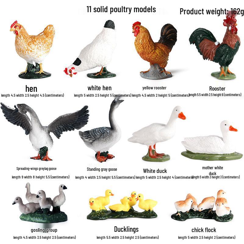 Plastic Farm Figures: Farmer, Woman, Ranch Worker, Police