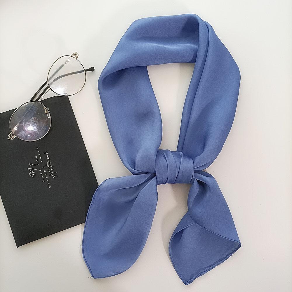 Fashion 70*70Cm Square Silk Scarf For Women Ladies Satin Neck Hair Tie Bandana Female Foulard Beach Stoles Hijab Scarves Pareo