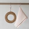 WTEMPO 1PC Handwoven Anti Scald Insulation Placemat Heat Resistant Pot Mat Household Hanging Handmade Tableware Pat