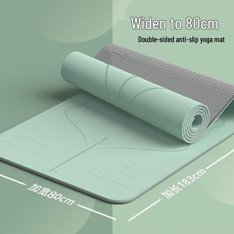 Eco-Friendly Non-Slip Yoga Mat with Sound Insulation & Shock Absorption - Ideal for Student Dorms & Indoor Use. Minor Flaws. Free Shipping.