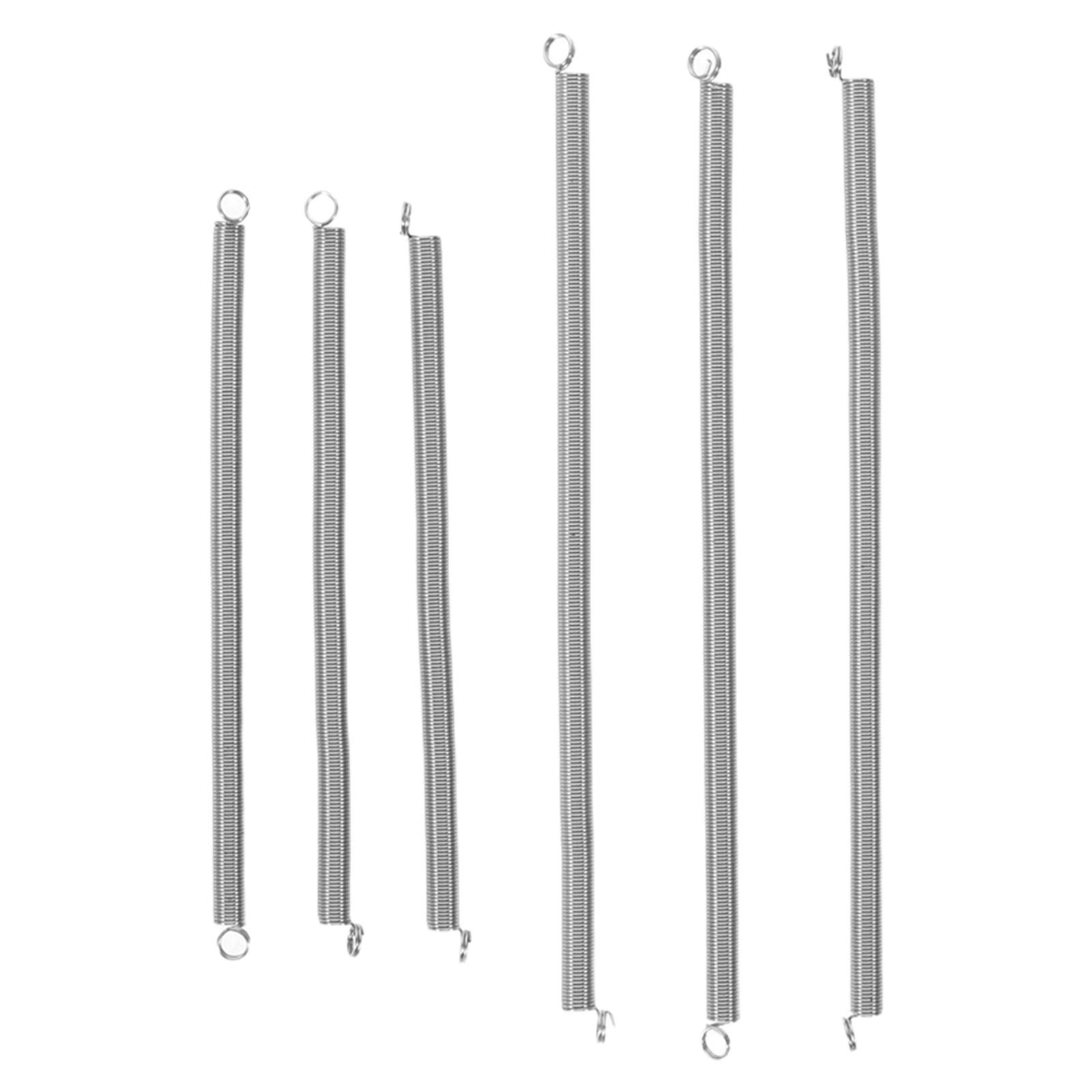 

6Pcs Small Extension Springs with Double Hooks Premium Stainless Steel Stapler Spring Replacement Tension Springs for Office other