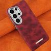 Luxury Business Magnetic Leather Case for Samsung S26 Ultra S25 S24 Plus S23 Lens Protection Comfortable Grip Magnetic Cover