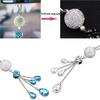Car Rearview Mirror Pendant Universal Auto Decor Exquisite Shiny Crystal Craft Hanging Decors Interior Pendants