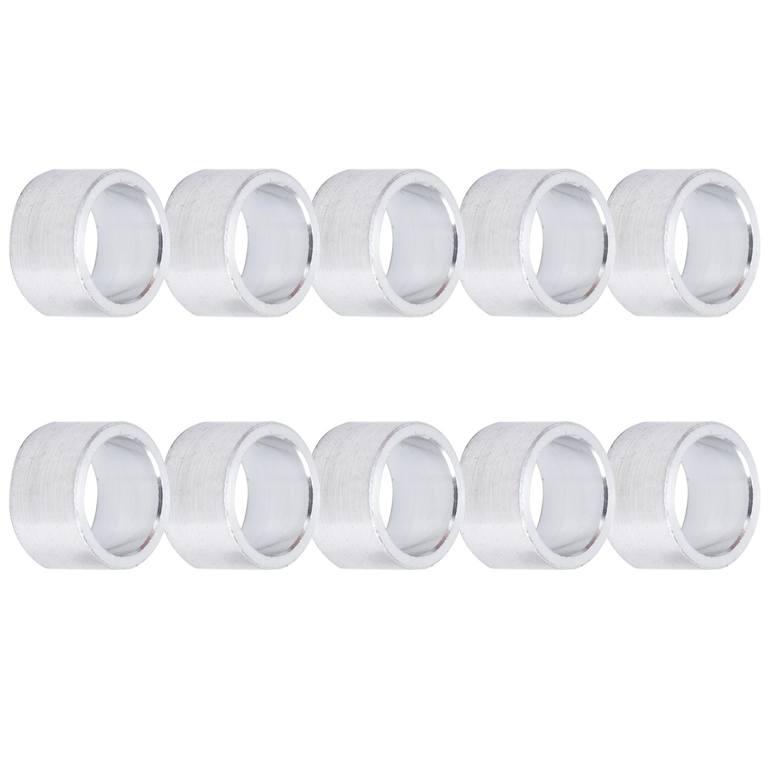 

10 шт. алюминиевый сплав распорка круглая безрезьбовая стойка опорная фитинги наружный диаметр 10 мм 6 мм