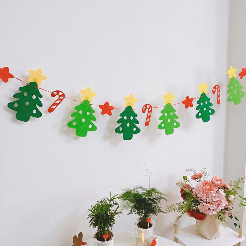 1SET Sternbaum Hängegirlande Bunt Frohe Weihnachten Dekorationen Für Zuhause Hotel Restaurant Festival Party Dekoration TMZ