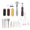 21Pcs     Leather Crochet Hook Needles Sewing Craft Tool Set