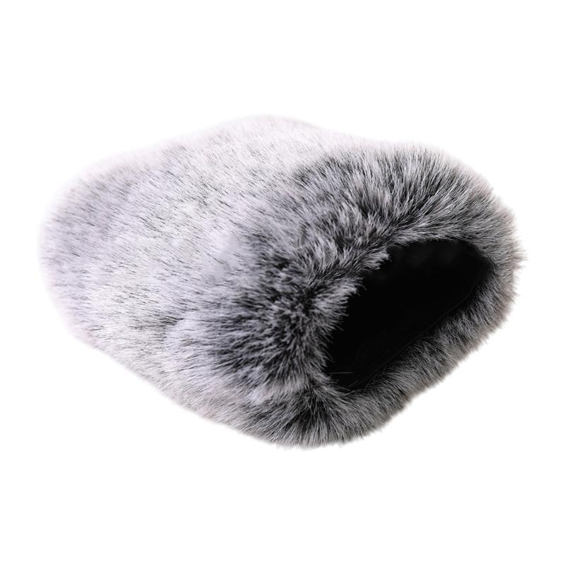 Soft Microphone Windscreen Outdoor Artificial Furry Windshield Muff Windscreen Cover for LCT 240 Microphone Accessor