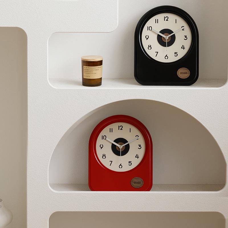 Wozoom Elegant Table Clock for Living Room, Entryway, or TV Cabinet - Stylish Desktop Decoration.