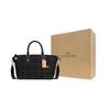 New COACH Cara Denim With Calfskin Shoulder Bag, Crossbody Bag, Handbag Large Size Women's Black CE743-LHDRJ