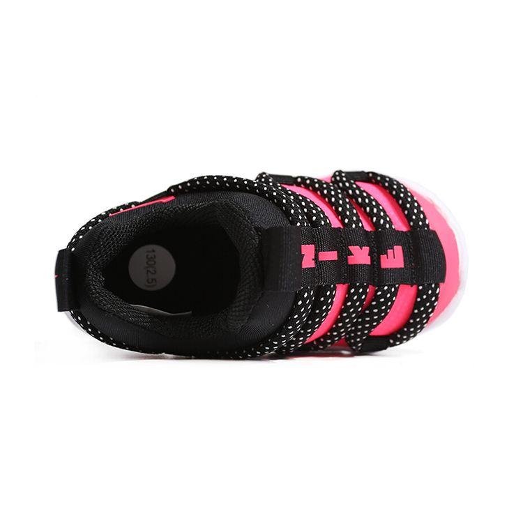 Nike Novice Lightweight Breathable Non-Slip Shock Absorbing Low-Top Casual Shoes Kids Sneaker Black Pink AQ9661-002