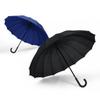 Straight 16K steel skeleton Straight umbrella Plain long-handled umbrella
