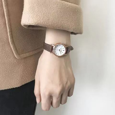 Watch Women S Fashion Versatile Calendar Luminous Diamond-Encrusted Fine Steel Belt Women S Watch Student Watch