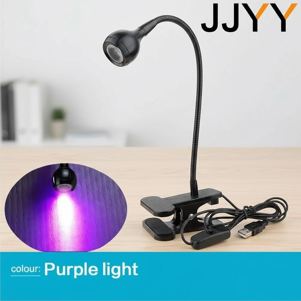 Flexible USB LED Desk Lamp 3W Adjustable Clip Light for Reading Home Office Gift Creative Task Lighting