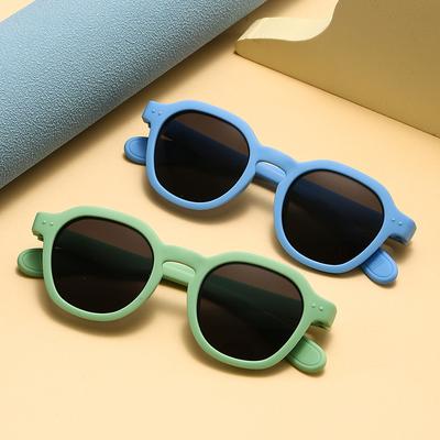 New Outdoor Anti-ultraviolet Baby Sunglasses 0-3 Years Old Silicone Children's Sunglasses 23073