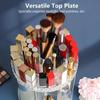 360° Rotating Makeup Organizer Desktop Makeup Stand Acrylic Cosmetics Storage Box Lipstick Display Case