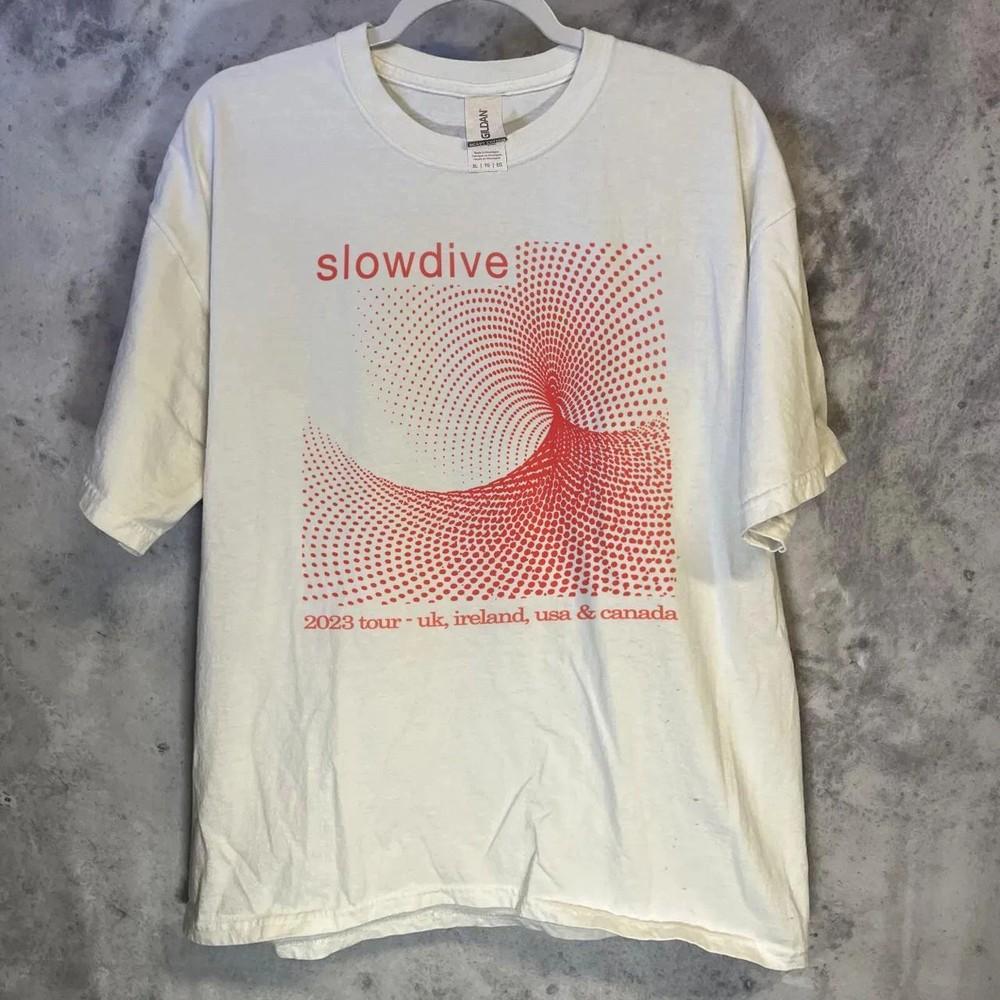 Slowdive Band Tshirt, Slowdive Basic Style White Unisex Tshirt S-5XL Unisex T-Shirt XL