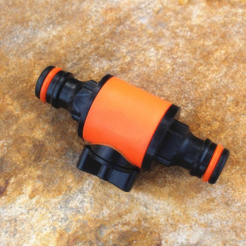 2Pcs Garden Hose Pipe Tap Shut Off Valve Fitting Connector Pipe Coupler Stop Water Connection Repair Joint Irrigation Adapter