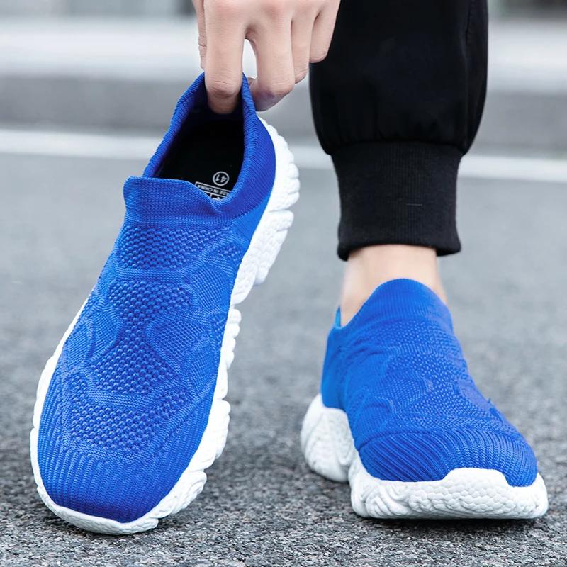 Mens Running Shoes Outdoor Jogging Mesh Lightweight Casual Breathable Walking Shoes 2024 New Big Size Sneakers for Men