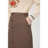 Benetton Quilted Button Skirt Baske1561