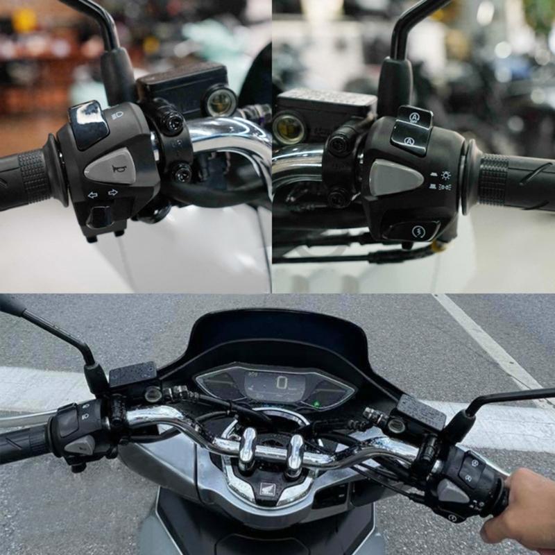 Motorradschalter Griffschalter Hupenknopf Blinker Elektrischer Nebelscheinwerfer Licht Start Lenker Controller für PCX150