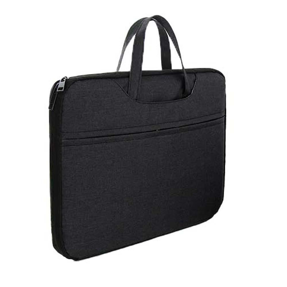 

Однотонная сумка для хранения компьютера 13,3 дюйма/15,6 дюйма, деловой портфель, дорожная сумка для ноутбука, подарок 13.3inch чёрный