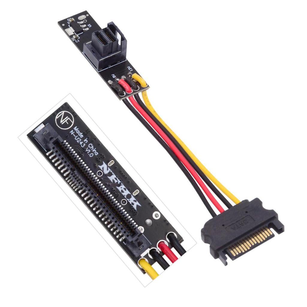 Cablecc Female to NVME PCIe SSD Adapter for Mainboard PCI-E 4.0 SFF-8643 U.2 SFF-8639 U.3 PCI-Express