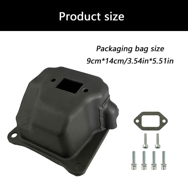 Muffler Gasket Bolt Screw Kit for MS650 MS460 Chainsaw Exhaust Muffle Replace 1128-140-0603 Aluminum Noise Reduction