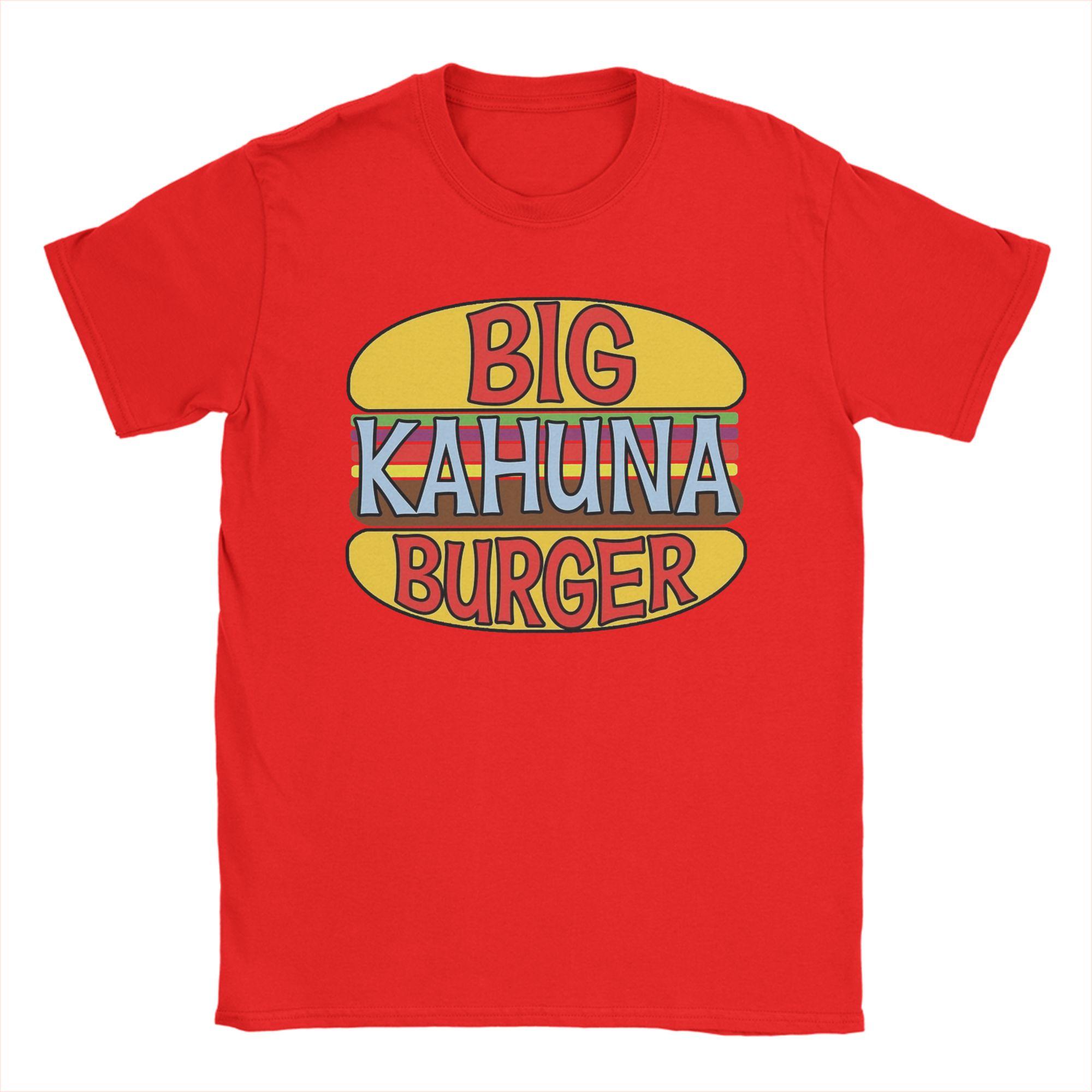 

The Big Kahuna Burger Pulp Fiction TShirts for Unisex Cotton T Shirt Quentin Tarantino Short Sleeve Tee Shirt Graphic Clothing S