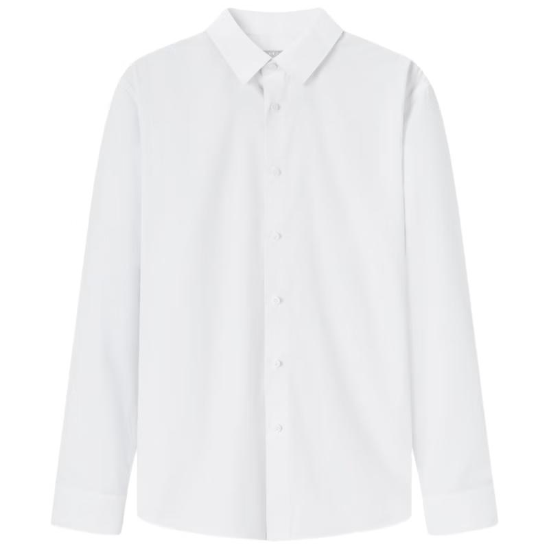 Joimage Men's Formal Long-Sleeve Mulberry Silk Blend Shirt