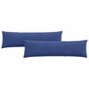 Sofa Cushions 2 Pieces Police Blue 145 X 40 Cm Cord Fabric