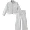 Balabala Girls' Two-Piece Long Sleeve Casual Outfit